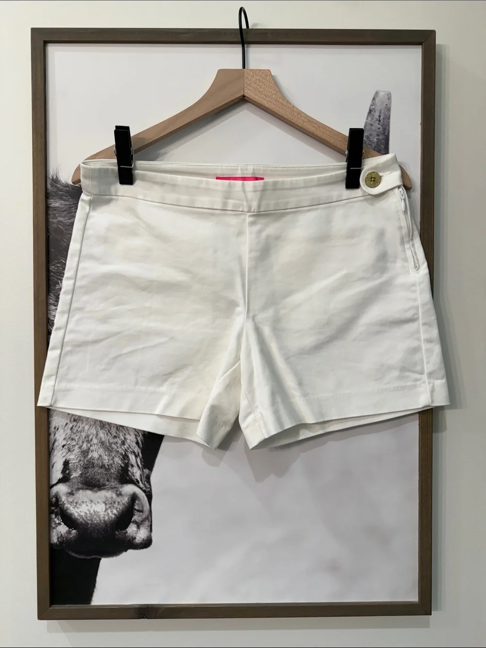 Lilly Pulitzer Alessi Stretch Shorts Resort White 🌟🤍🌟 - Picture 11 of 11